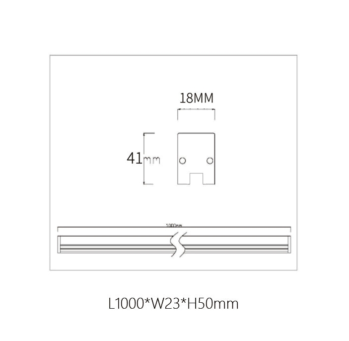 LED Linear Light | HL-XTD-97 | Waterproof Outdoor Light